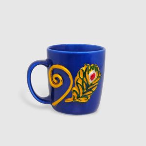 Peacock Feather Coffee Mug