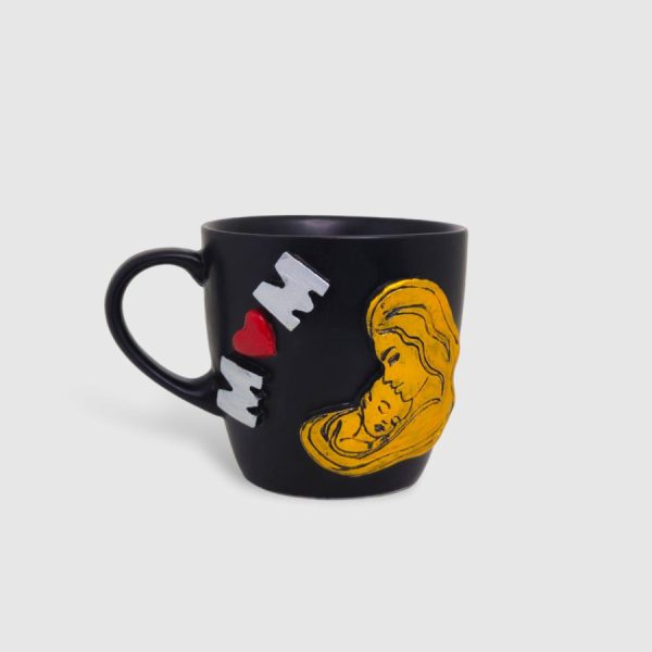 Moms love Large Mug Black