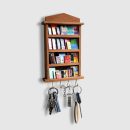 Bookshelf themed Keyring Holder (English dummy Books)