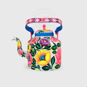 Painted Kettle – Flowers and Leaves