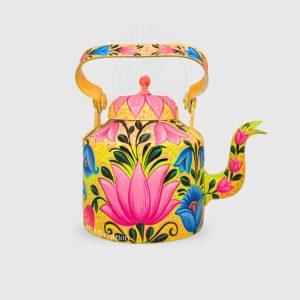 Painted Kettle – Yellow Sunburst