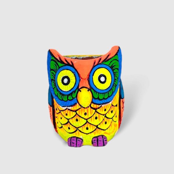 Owl Planter Yellow