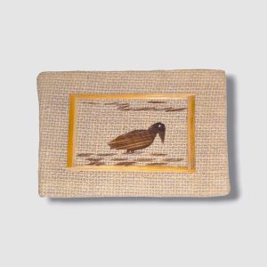Jute Jewelry Box Bird Design