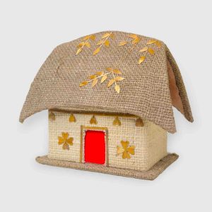 Jute Jewelry House Box