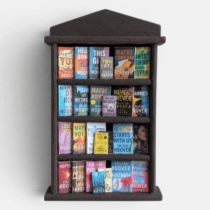 Miniature Bookshelf with Colleen Hoover Books