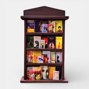 Miniature Bookshelf with Humayun Ahmed books